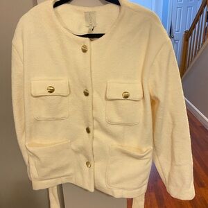 Joie Cream Jacket with Elegant Design